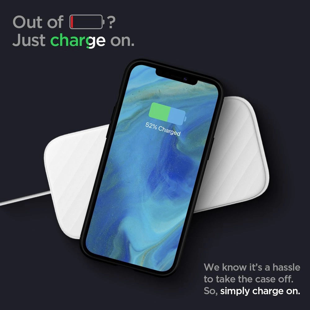 Spigen Rugged Armor Case til iPhone 12 / iPhone 12 Pro - Matte Black