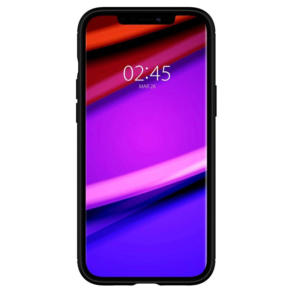 Spigen Rugged Armor Case til iPhone 12 / iPhone 12 Pro - Matte Black