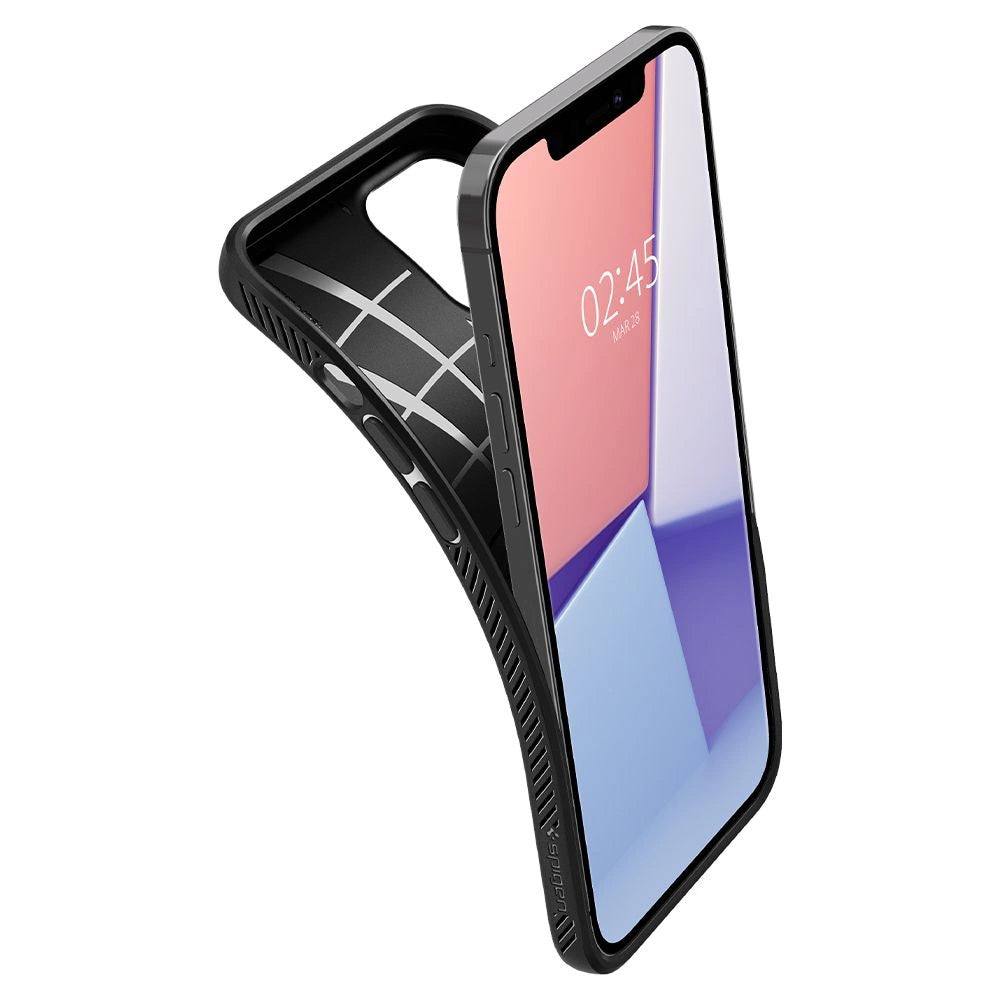 Spigen Liquid Air Case til iPhone 12 / iPhone 12 Pro - Matte sort