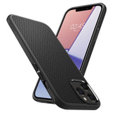 Spigen Liquid Air Case til iPhone 12 / iPhone 12 Pro - Matte sort