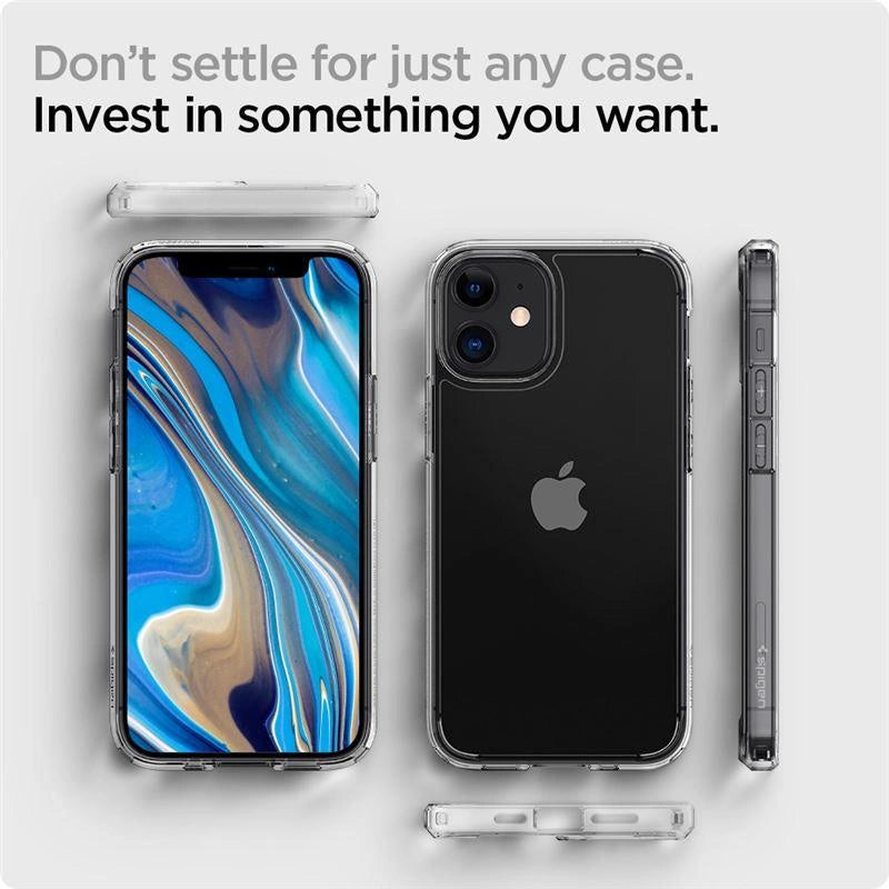 Spigen Ultra Hybrid Case til iPhone 12 mini - klar