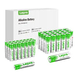 LEPRO 130003-48 AA/AAA Alkaline Batterier, 48-pakke