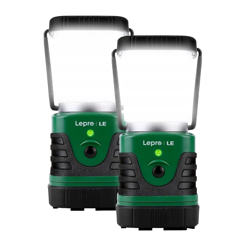 LEPRO 3300008-2 Campinglampe, 4400mAh, 2-pakke