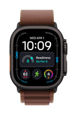 *Apple Watch Ultra 4 GPS + Cellular 49mm Black Titanium Case with Burgundy Alpine Loop - M