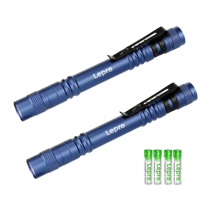 LEPRO 120023L-BU-2 lommelygte, 2-pakke