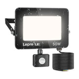 LEPRO 340006-DW-EU 50W 5000K IP65 LED-floodlight med bevægelsessensor