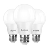 LEPRO 100089-WW-EU-3 LED-pære, E27, A60, 8,5W (60W), 806 lm, 2700K (varm hvid), 180°, 3-pakning