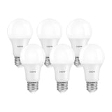 LEPRO 100092-WW-EU-6 A60 E27 7W 800 lm 2700 K dimmerbar LED-pære, klasse E, 6-pakning