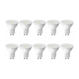 LEPRO 200081-DW-EU-10 GU10 LED-pære, 4,5 W, 345 lm, 6500 K, 100°, 10 stykker.