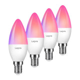LEPRO BC1-EU-4 C37 RGBCW Wi-Fi LED-pære