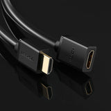 Ugreen HD107 10140 HDMI (Mand) - HDMI (Kvinde) 4K Kabel 0,5 m - Sort