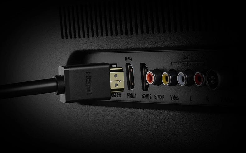 Ugreen HD107 10140 HDMI (Mand) - HDMI (Kvinde) 4K Kabel 0,5 m - Sort
