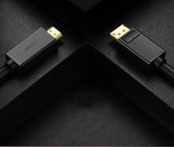 Ugreen unidirectional DisplayPort til HDMI Kabel 4K 30Hz 32 AWG 2m sort (DP101 10202)