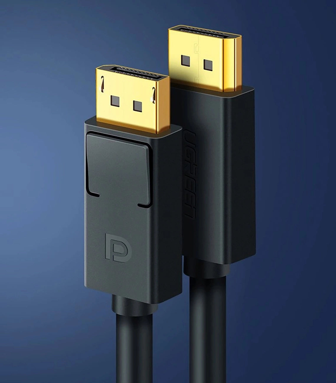 Ugreen DP102 10211 DisplayPort 1.2 4K / DisplayPort 1.2 4K Kabel 2 m - sort