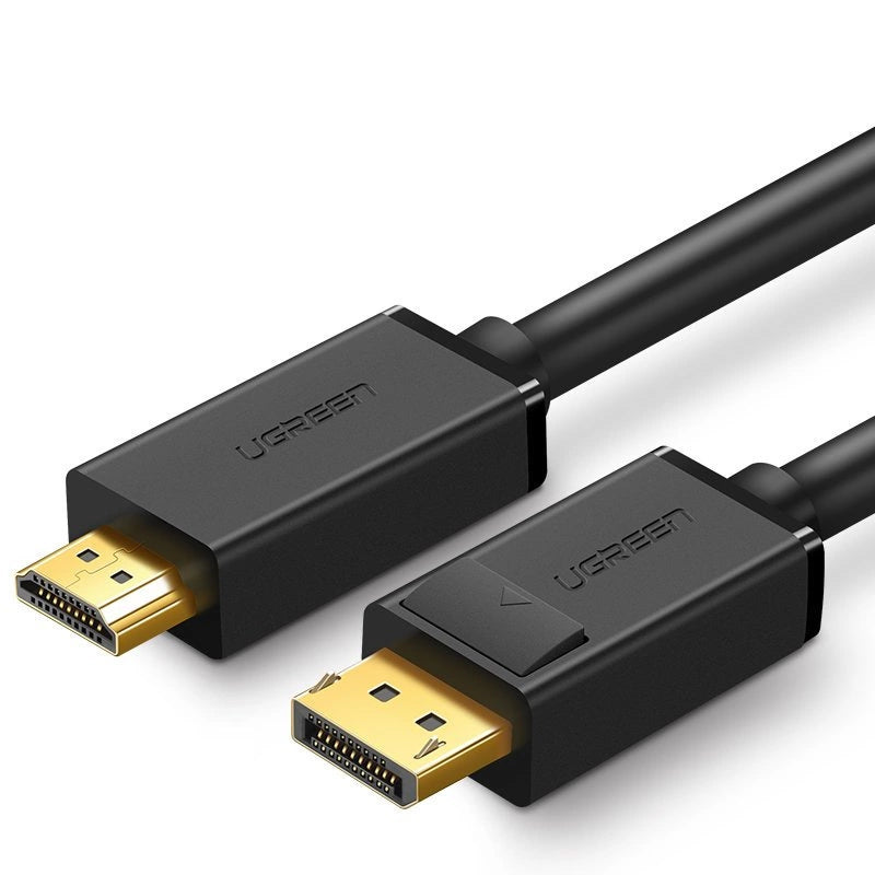 Ugreen unidirectional DisplayPort til HDMI Kabel 4K 30Hz 32 AWG 1.5m sort (DP101 10239)