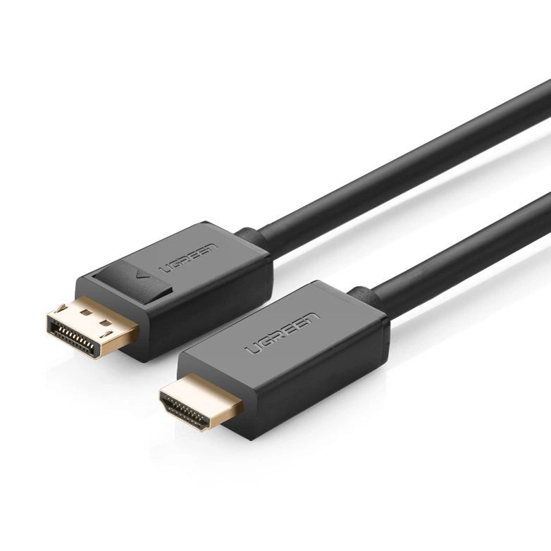 Ugreen unidirectional DisplayPort til HDMI Kabel 4K 30Hz 32 AWG 1.5m sort (DP101 10239)