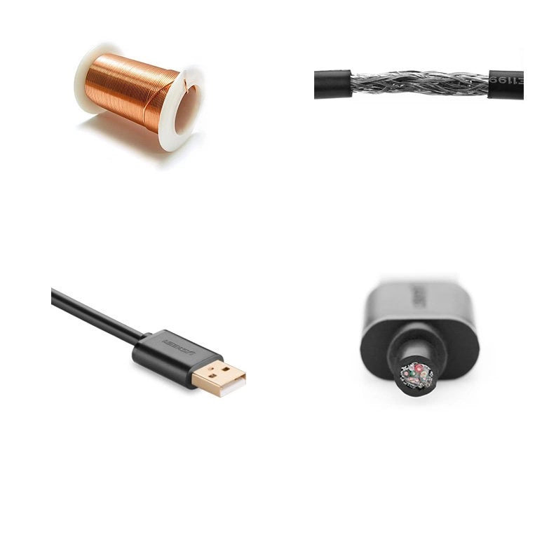 Ugreen Active Extension Cable USB 2.0 480 Mbps 10 m sort (US121 10321)