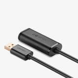 Ugreen Active Extension Cable USB 2.0 480 Mbps 10 m sort (US121 10321)