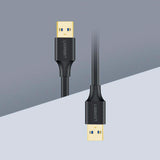Ugreen US128 10371 USB-A 3.0 / USB-A 3.0 5Gb/s kabel 2m - sort