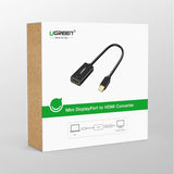 Ugreen MD112 10460 mini DisplayPort (mandlig) / HDMI (kvindelig) FHD 1080p adapter - hvid