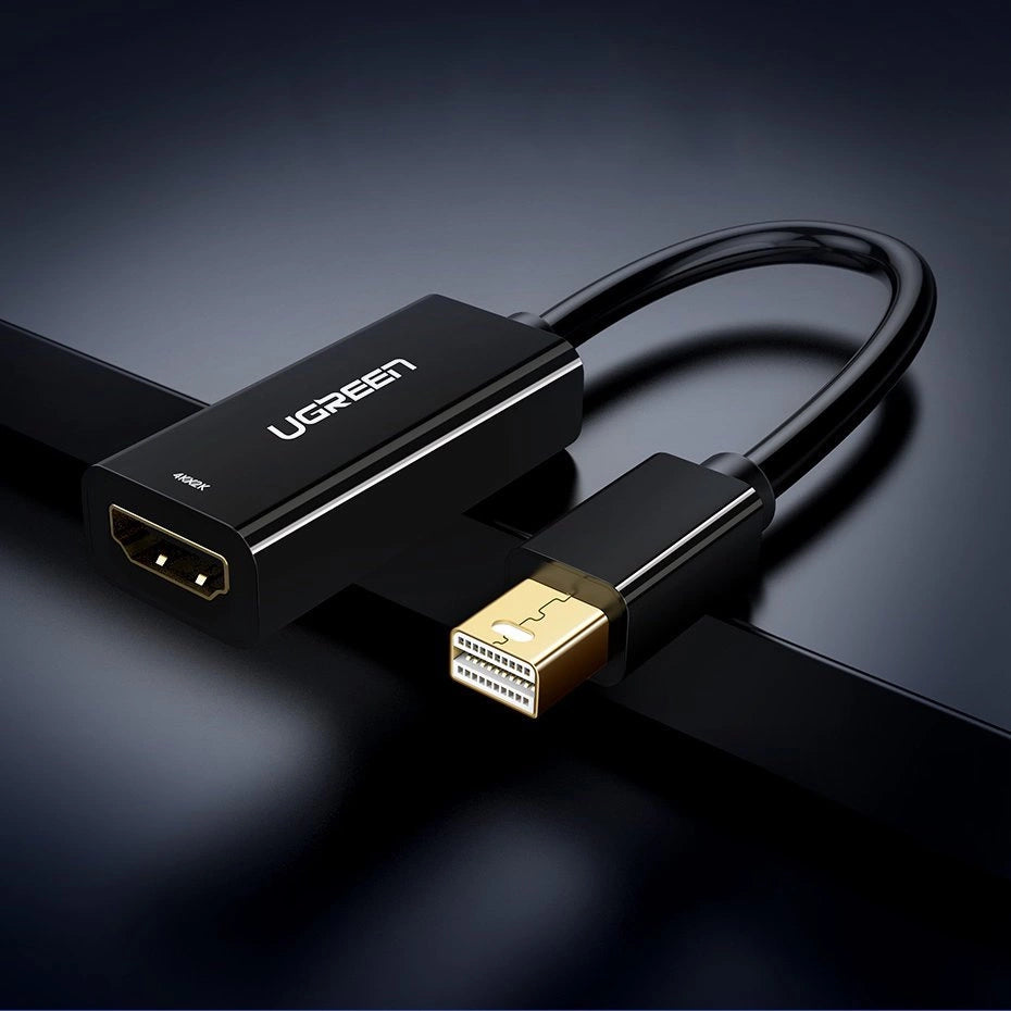 Ugreen MD112 10460 mini DisplayPort (mandlig) / HDMI (kvindelig) FHD 1080p adapter - hvid