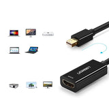 Ugreen MD112 10460 mini DisplayPort (mandlig) / HDMI (kvindelig) FHD 1080p adapter - hvid