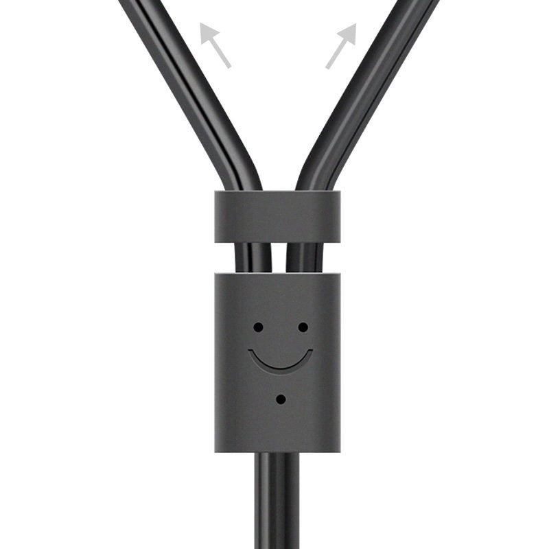 Ugreen AV102 10561 audio mini jack kabel 3,5 mm (kvinde) - 2RCA (mand) 0,25 m - grå