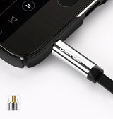 Grøn fladvinklet kabel AUX lydkabel 3,5 mm mini jack 0,5 m sort (AV119 10596)