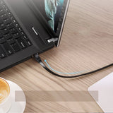 Ugreen Flat Cable Internet Network Cable Ethernet Patchcord RJ45 Cat 7 STP LAN 10 Gbps 10m sort (NW106 11265)