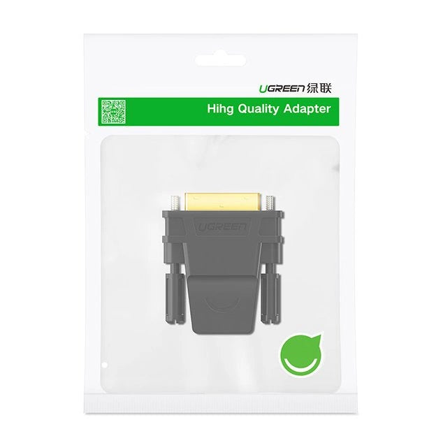 Ugreen HDMI-adapter (kvindelig) - DVI 24 + 1 (mandlig) FHD 60 Hz sort (20124)
