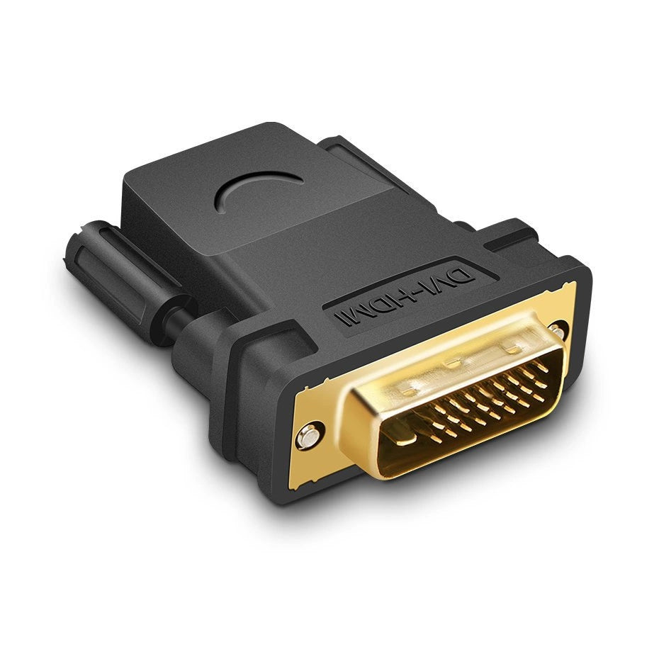 Ugreen HDMI-adapter (kvindelig) - DVI 24 + 1 (mandlig) FHD 60 Hz sort (20124)