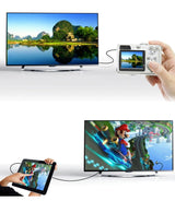 Ugreen adapter kabel HDMI (kvindelig) - mini HDMI (mandlig) 4K 60 Hz Ethernet HEC ARC audio 32 kanaler 22 cm sort (20137)