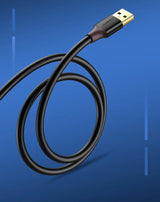 Ugreen kabel adapter USB 3.0 (kvindelig) - USB 3.0 (mandlig) 1,5 m sort (US129 30126)