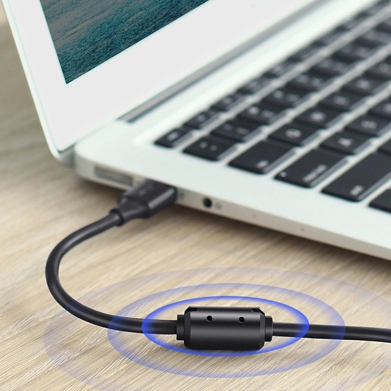 Grøn USB-kabel - mini USB-kabel 480 Mbps 2 m sort (US132 30472)
