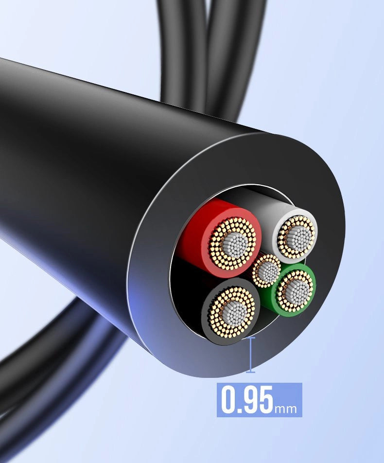 Grøn USB-kabel - mini USB-kabel 480 Mbps 2 m sort (US132 30472)