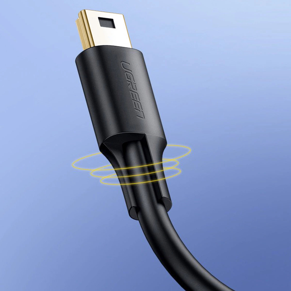 Grøn USB-kabel - mini USB-kabel 480 Mbps 2 m sort (US132 30472)