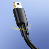 Grøn USB-kabel - mini USB-kabel 480 Mbps 2 m sort (US132 30472)