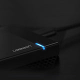 Ugreen bay til HDD SSD disk hus 2.5 '' SATA USB 3.2 Gen 1 (5 Gbps) micro USB SuperSpeed + 0,5 m kabel sort (US221 30848)