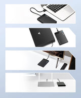 Ugreen bay til HDD SSD disk hus 2.5 '' SATA USB 3.2 Gen 1 (5 Gbps) micro USB SuperSpeed + 0,5 m kabel sort (US221 30848)