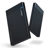 Ugreen bay til HDD SSD disk hus 2.5 '' SATA USB 3.2 Gen 1 (5 Gbps) micro USB SuperSpeed + 0,5 m kabel sort (US221 30848)