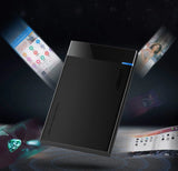 Ugreen bay til HDD SSD disk hus 2.5 '' SATA USB 3.2 Gen 1 (5 Gbps) micro USB SuperSpeed + 0,5 m kabel sort (US221 30848)
