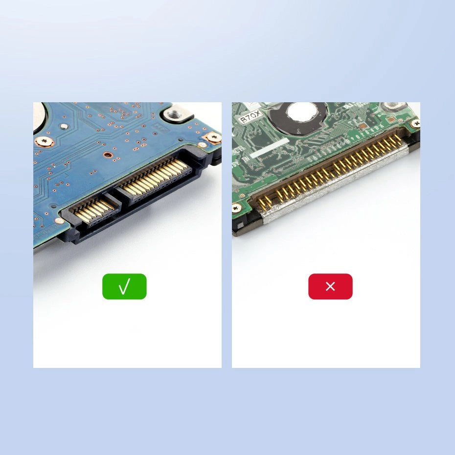 Ugreen bay til HDD SSD disk hus 2.5 '' SATA USB 3.2 Gen 1 (5 Gbps) micro USB SuperSpeed + 0,5 m kabel sort (US221 30848)