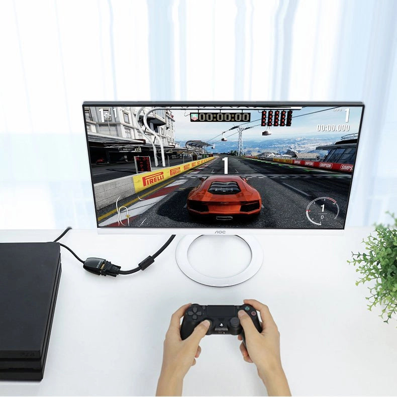 Ugreen Kabeltråd Adapter Unidirectional HDMI (Male) til VGA (Female) FHD Black (MM105 40253)