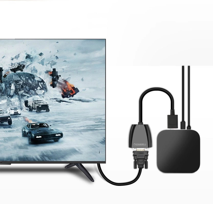 Ugreen Kabeltråd Adapter Unidirectional HDMI (Male) til VGA (Female) FHD Black (MM105 40253)