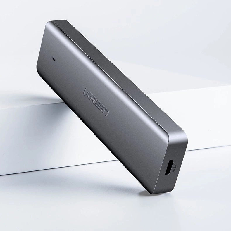 Ugreen USB HUB - 4x USB 3.2 Gen 1 med micro USB strømport grå (CM219 50985)