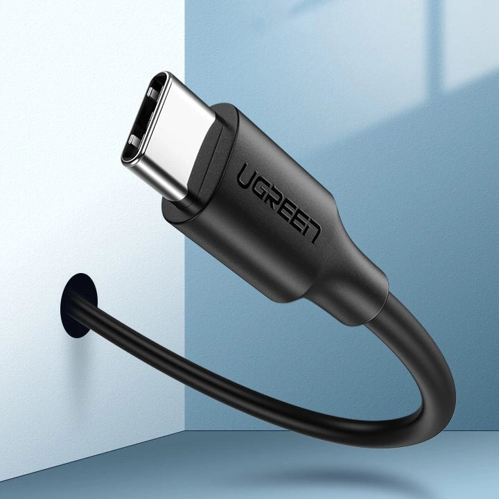 Ugreen US287 60117 USB-A / USB-C 3A kabel 1,5 m - sort