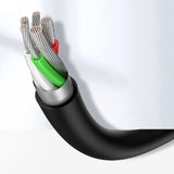 Ugreen US287 60117 USB-A / USB-C 3A kabel 1,5 m - sort