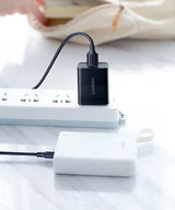 Grøn US289 60137 mikro USB / USB-A kabel 1,5 m - sort