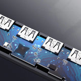 Ugreen USB Type C HUB - 4x USB 3.2 Gen 1 med USB-C strømport grå (CM219 70336)