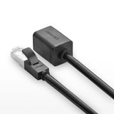 Ugreen NW112 11281 Network Ethernet Cable RJ45 (kvindelig) - RJ45 (mandlig) F/UTP Cat. 6 1 Gbps 2m - sort